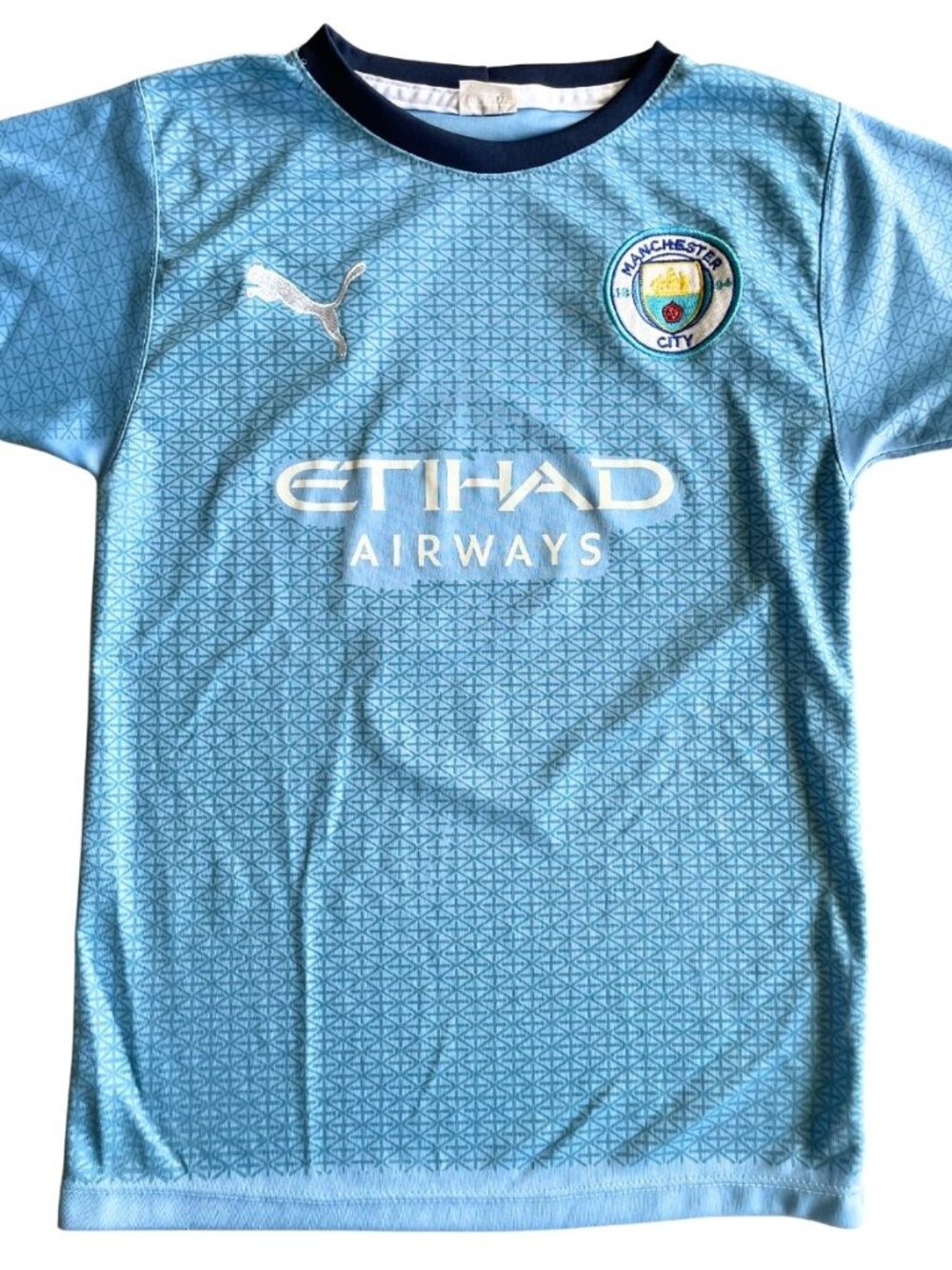 Puma Manchester City Haaland #9 Etihad Airways Football Soccer Jersey Shirt